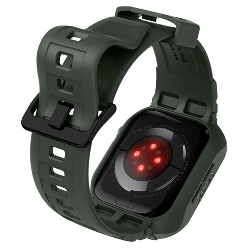 Spigen כיסוי+רצועה ל-Apple Watch Series (45mm / 44mm) – Rugged Armor Pro